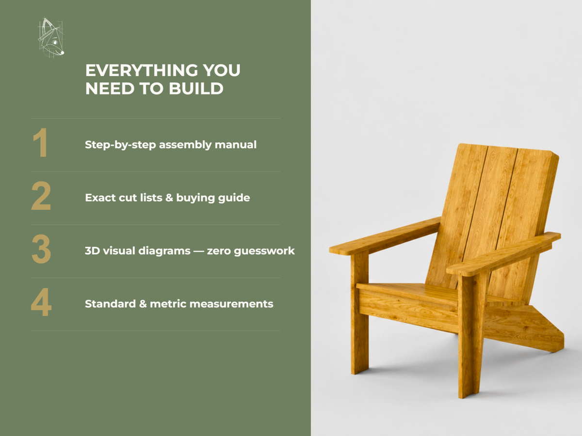 The Modern Adirondack Chair